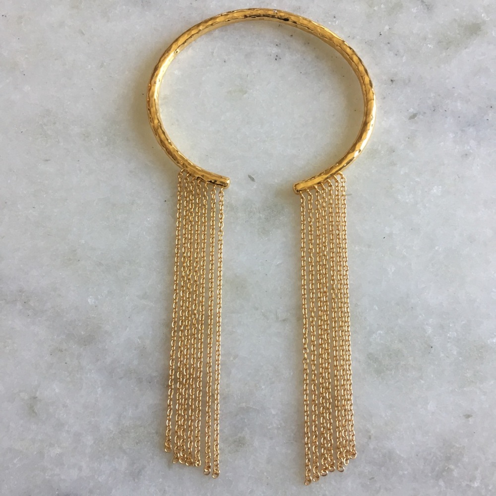 Gorjana - Twiggy fringe cuff (gold)